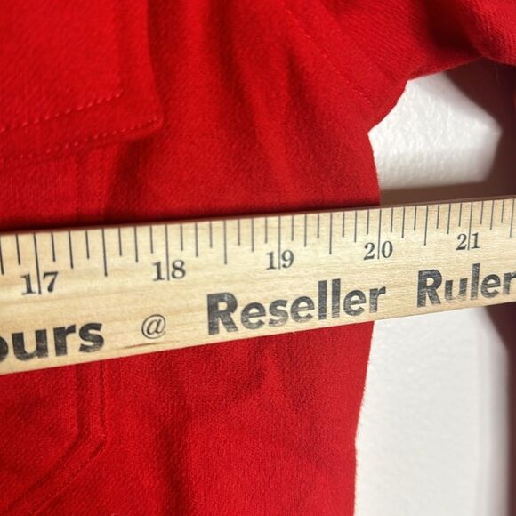 Vintage Western Pendleton Wool Red Button Up Shirt size Medium made in USA - Picture 5 of 8